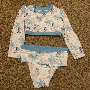 Bluey 2 piece swim suit size 18 months